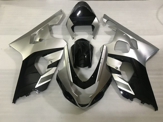 Argent Mat & Noir 04-05 GSXR 600-750 Carénage