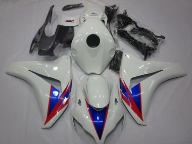 Blanc Bleu Rouge 08-11 CBR1000RR Carénage