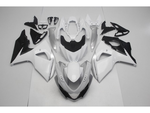 Blanc Brillant & Argent 09-16 GSXR 1000 Carénage