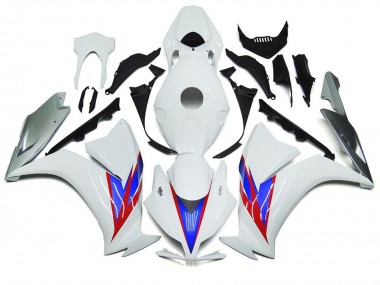 Blanc Brillant & Argent 12-16 CBR1000RR Carénage