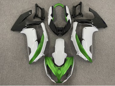 Blanc Brillant & Vert 12-16 Ninja 650R Carénage