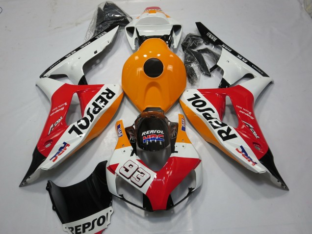 Blanc Repsol 93 06-07 CBR1000RR Carénage