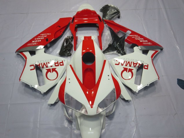 Blanc & Rouge Pramac 03-04 CBR600RR Carénage