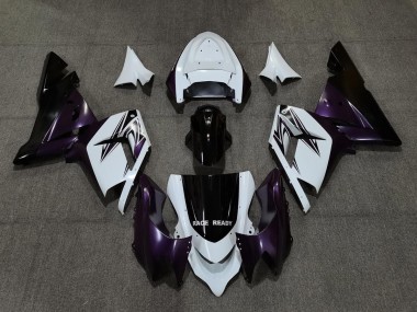 Blanc Violet & Noir 04-05 ZX10R Carénage