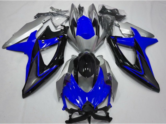 Bleu & Argent 08-10 GSXR 600-750 Carénage