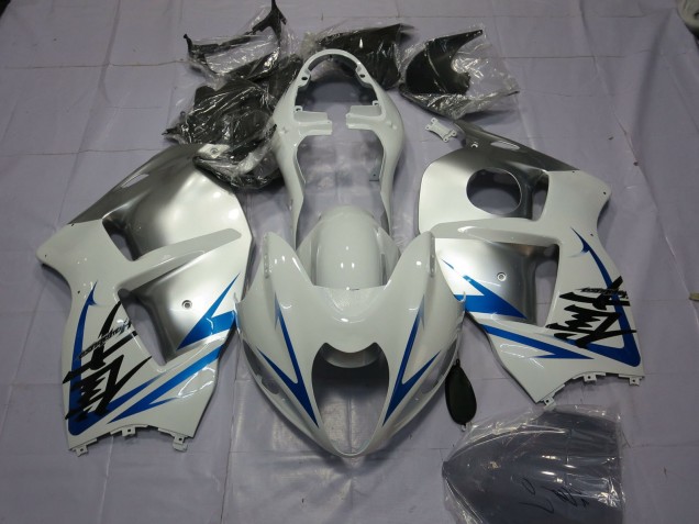 Bleu Blanc & Argent 97-07 GSXR 1300 Carénage