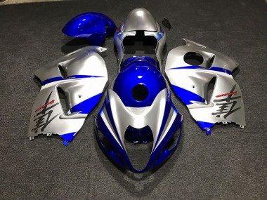 Bleu Brillant & Argent 97-07 GSXR 1300 Carénage