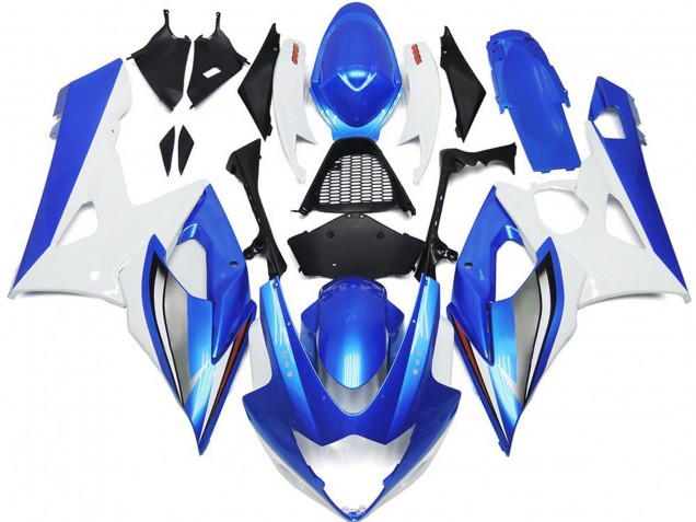 Bleu Brillant & Blanc 05-06 GSXR 1000 Carénage