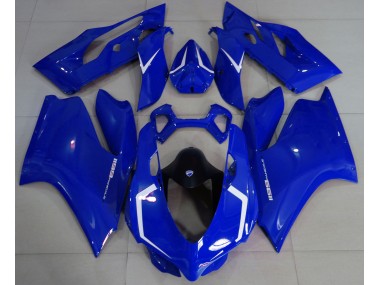 Bleu Brillant & Blanc 11-14 Ducati 1199 Carénage