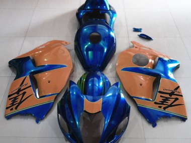 Bleu Brillant & Marron 97-07 GSXR 1300 Carénage