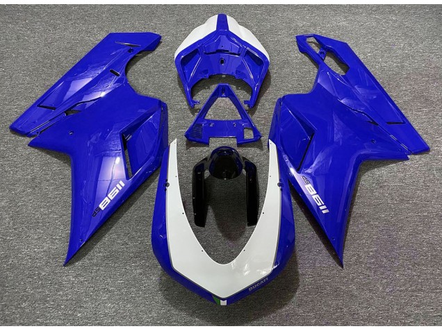 Bleu Brillant Sp 07-14 Ducati 848 1098 1198 Carénage