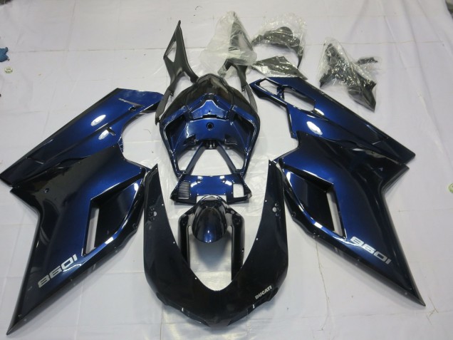 Bleu Profond 07-14 Ducati 848 1098 1198 Carénage