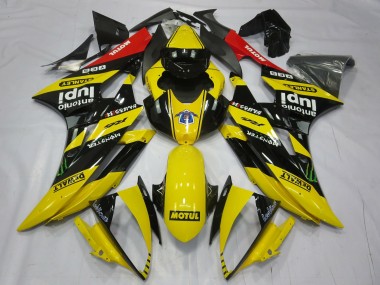 Jaune Motul 06-07 R6 Carénage