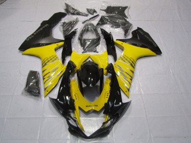 Jaune Noir Mat 11-24 GSXR 600-750 Carénage