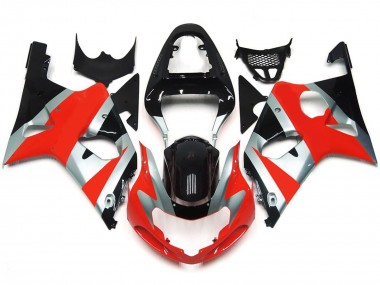 Kit De Style Rouge Brillant OEM 00-02 GSXR 1000 Carénage