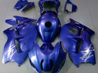 Logo Bleu Brillant & Argent 97-07 GSXR 1300 Carénage