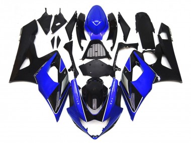 Noir & Bleu Brillant Avec Argent 05-06 GSXR 1000 Carénage