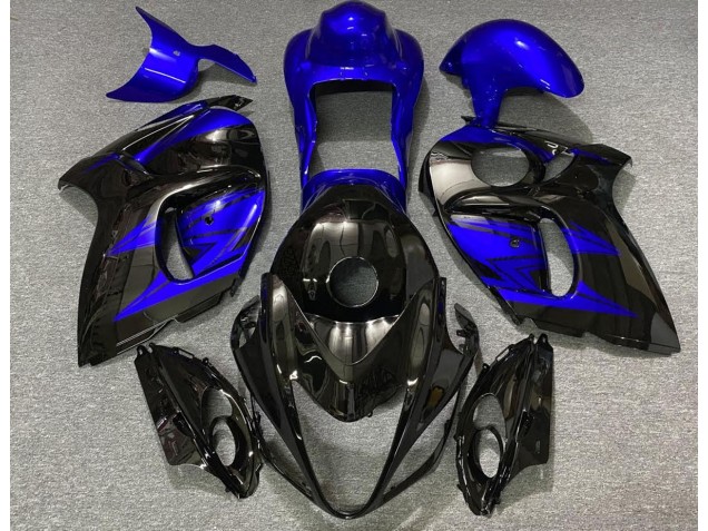 Noir Brillant & Bleu Profond 08-20 GSXR 1300 Carénage