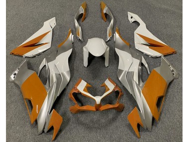 Orange Blanc & Argent 19-23 ZX6R Carénage