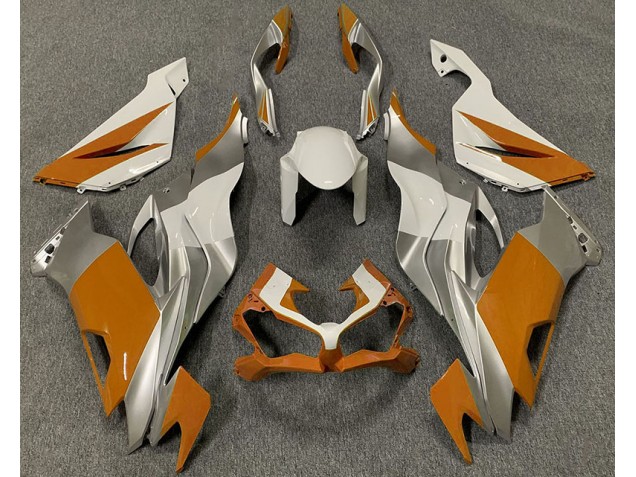 Orange Blanc & Argent 19-23 ZX6R Carénage