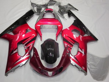 Rouge & Argent 01-03 GSXR 600-750 Carénage