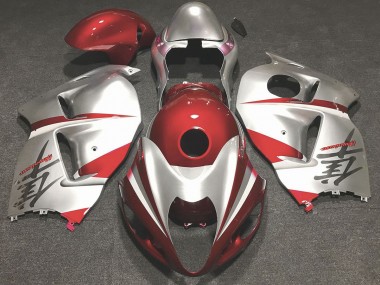 Rouge Brillant & Argent 97-07 GSXR 1300 Carénage