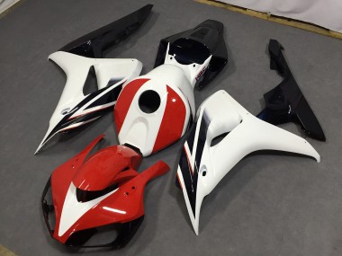 Rouge Brillant & Blanc 06-07 CBR1000RR Carénage