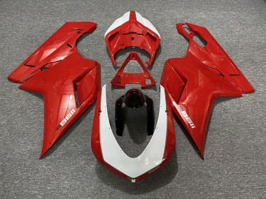 Rouge Brillant Sp 07-14 Ducati 848 1098 1198 Carénage