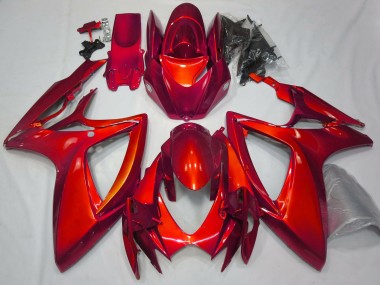 Rouge Brillant Uni 06-07 GSXR 600-750 Carénage