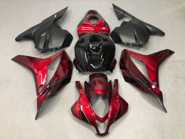 Rouge Profond Avec Du Noir 09-12 CBR600RR Carénage