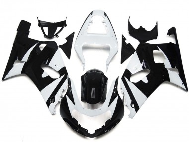 Style Blanc & Noir OEM 01-03 GSXR 600-750 Carénage