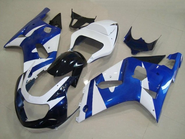 Style Bleu & Blanc OEM 01-03 GSXR 600-750 Carénage