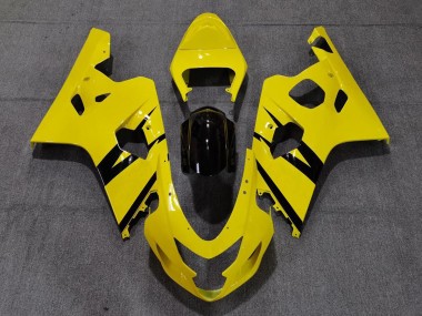 Style Personnalisé OEM Jaune Brillant Vibrant 04-05 GSXR 600-750 Carénage