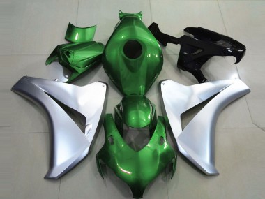 Vert Brillant & Argent 08-11 CBR1000RR Carénage