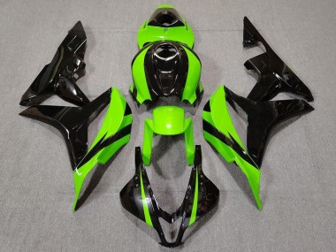 Vert Lime & Noir 07-08 CBR600RR Carénage