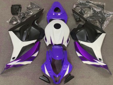 Violet Brillant Blanc & Violet 09-12 CBR600RR Carénage