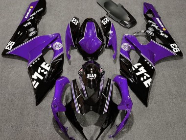 Violet Brillant & Noir Personnalisé 05-06 GSXR 1000 Carénage